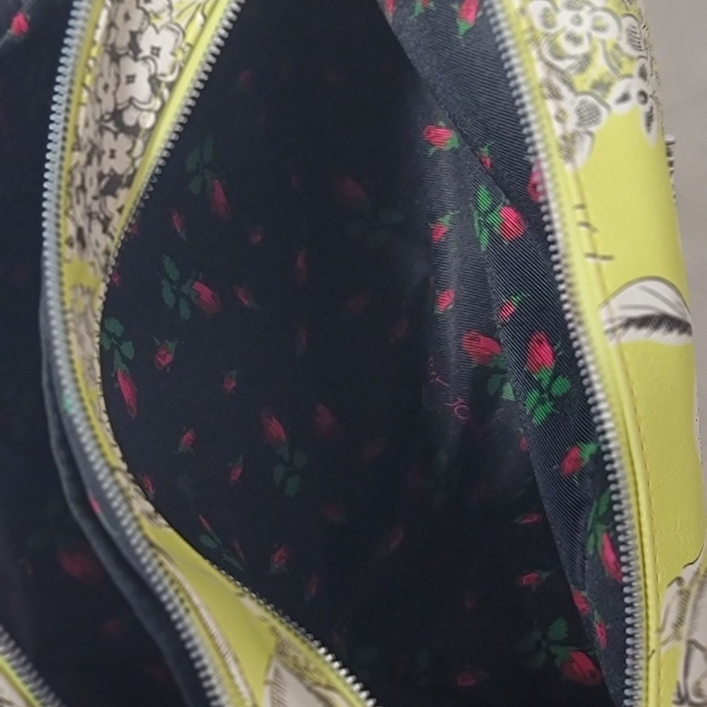 Betsey Johnson Women's Floral Greenish Yellow Bag - Picture 7 of 7